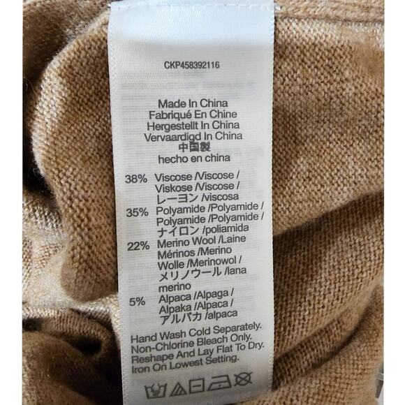 Nwtg Madewell Crestland Side-Button Turtleneck Tunic Sweater Size Xs - Picture 7 of 8